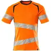Image de Mascot, Hommes, T-shirt, T-shirt haute visibilité Accelerate orange/noir-bleu, taille XL, Bleu, Noir, Orange, (XL)