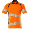 Image de Mascot, Veste de travail, Polo de sécurité HiVis orange/noir bleu, taille L (L)
