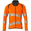 Image de Mascot, Hommes, Pull-over, Sweat-shirt haute visibilité avec fermeture éclair HiVis orange/noir bleu, taille 4XL, Bleu, Noir, Orange, (4XL)
