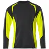 Image de Mascot, Veste de travail, Sweat-shirt avec protection UV noir/jaune HiVis taille 3XL (3XL)