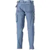 Image de Mascot, Pantalon de travail, Pantalon avec genoux. STRETCH bleu pierre, taille 76C45 (M)