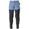 Image de Mascot, Pantalon de travail, Pantalon avec genoux. STRETCH bleu pierre/noir, taille 82C43 (XL)