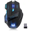 Image de Sourire sans fil Souris sans fil sans fil Lampes de respiration colorées pour Pro Gamer