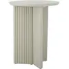 Image de Bloomingville, Table basse, - Edith Side Table - White (40 x 50 cm)