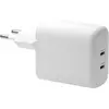 Image de dbramante1928 CHARGUER MURAL - 2X USB-C 25W UE (25 W, 2 ports), Chargeur USB, Blanc