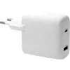 Image de dbramante1928 CHARGUER MURAL - USB-C 65W+18W UE (65 W, 2 ports), Chargeur USB, Blanc