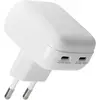 Image de dbramante1928 Re-Charge - Eu Flat Wall Charge (20 W, 2 ports), Chargeur USB, Blanc