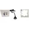 Image de Vivolink, Prise de courant, Wall Box HDMi + USB + VGA
