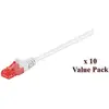 Image de MicroConnect V-UTP602WVP 2m Cat6 U/UTP (UTP) Blanc Câble réseau (U/UTP, CAT6, 2 m), Câble réseau