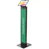 Image de Compulocks BrandMe Cling - Bodenständer mit universeller Tablethalterung - schwarz, Support de tablette, Noir