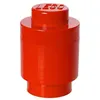 Image de LEGO pierre de stockage ronde 1 nop 12,3 x 18 cm polypropylène rouge