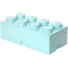 Image de LEGO pierre de stockage 8 plots 25 x 50 cm polypropylène aqua