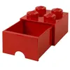 Image de Tiroir en brique LEGO 4 boutons, 1 tiroir, boîte de rangement empilable, 4.7 l