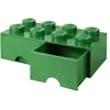 Image de Tiroir en brique LEGO 8 boutons, 2 tiroirs, boîte de rangement empilable, 9.4 l