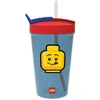 Image de LEGO gobelet avec paille Iconic bleu/rouge