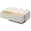 Image de LEGO tiroir de bureau 8 plots 31,6 x 15,8 cm polypropylène blanc