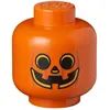 Image de LEGO boîte de rangement tête de citrouille petite 16 x 18,5 cm pp orange