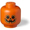 Image de LEGO boîte de rangement Citrouille grande 24 x 27 cm en polypropylène orange