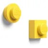 Image de LEGO aimants 4,7 cm ABS/métal jaune 2 pièces