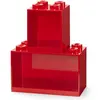 Image de LEGO, Boîte à jouets, Brick 4 & 8 zestaw pó ek 2 szt. czerwony