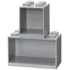 Image de LEGO ensemble d'étagères en pierre 31,8 x 21,1 cm gris 2 parties