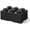 Image de LEGO, Boîte à jouets, Storage Brick 6 (noir)