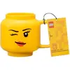 Image de Room Copenhagen R.C. LEGO Ceramic Mug Large Winking Girl 41460803, Tasse, Jaune, Multicolore