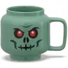 Image de LEGO Tasse en céramique Squelette vert (gris-vert), Tasse, Multicolore, Vert