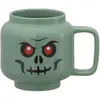Image de LEGO Tasse en céramique Squelette vert (gris-vert), Tasse, Gris, Vert