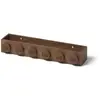 Image de LEGO 1x6 Wooden Book Rack - Oak Dark Stained