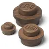 Image de Room Copenhagen, Patère + Porte-manteau mural, 1x1 Wooden Wall Hanger Set - Oak Dark Stained