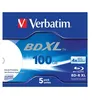 Image de Verbatim - 5 x BD-R XL - 100 Go 4x - surface imprimable par jet d'encre - boîtier CD