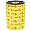 Image de Zebra, Ruban d'étiquetage, Ruban, cire/résine 102mm x 450m (10.20 cm, Noir)