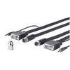 Image de Vivolink Pro VGA + Audio Cross Wall 10M. (10 m), Câble vidéo, Noir