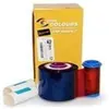 Image de Zebra, Ruban d'étiquetage, ZXP7 RUBAN YMCK0-1250 (Bleu, Jaune, Noir, Rose)
