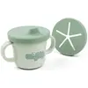 Image de Done by Deer, Vaisselle + couverts pour enfants, Set Snack & Gobelets Croco Vert