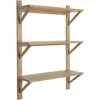 Image de Hübsch, Étagère, Triarch Shelf Unit Natural (70 x 24 x 100 cm)