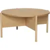 Image de Hübsch, Table basse, Table basse Heritage Naturelle (86 x 86 x 40 cm)
