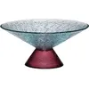 Image de Hübsch Bonbon Glass Bowl Large Blue/Red, Saladier + bol, Bleu, Rouge