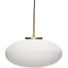 Image de Hübsch, Suspension, Pendentif Serene Ellipse Blanc (E27)