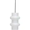 Image de Hübsch, Suspension, Pilule Hängelampe Dobbelt Glänzend Weiss (E27)