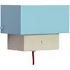 Image de Hübsch, Plafonnier, Arte Wandlampe Blau/Sandfarben (E27)