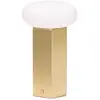 Image de Hübsch, Lampe de table, Low Tragbare Lampe Messingfarben