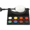 Image de Creotime set de peinture oeufs 16,5 cm noir