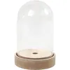 Image de Creotime jarre à cloche sur socle en bois 12,5cm