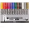 Image de Lot de feutres pour verre et porcelaine - Couleurs opaques - 1 à 2 mm - 12 pcs