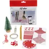 Image de Creativ Company, Miniatures, Porte de lutin Sapin de Noël ou Bonhomme de neige (assorti)