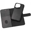 Image de Radicover Portefeuille Radiation Protection Cuir végétalien 2en1 iPhone 14 PRO Exclusif Noir (Apple iPhone 14 Pro), Coque pour téléphone portable, Noir