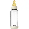 Image de Bibs, Biberon, - Glass Baby Bottle Round Latex Medium Flow - Ivory - 240 ml (240 ml)