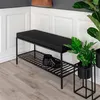 Image de Banc 100x36x48,5 cm avec structure noire